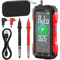Multimètre Numérique TRMS 6000 Comptes,USB Rechargeable Multimetre Professionnel,Multimètre Automatique NCV Detector mesureTension Courant CA/CC