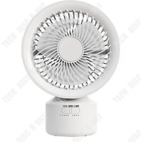 TD® Lampe d'atmosphère de lampe de ventilateur de camping à durée de vie de batterie super longue en plein air ventilateur portable