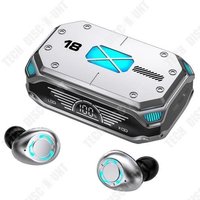TD® Casque Bluetooth casque Bluetooth de jeu à faible latence dans l'oreille véritable casque Bluetooth compétitif sans fil