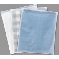 Sachet Zip, 100 Pièces 30 * 35Cm Sac De Rangement Voyage Zipper, Pochette Linge Voyage, Pochette Rangement Dépoli Pour Vêtements (Avec Trous De
