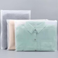 Sac Vetement Voyage, 100 Pièces 40 * 30Cm Sac De Rangement Dépoli, Pochette Plastique Zippée Pour Les Voyages, La Maison, L'École (Avec Trous De