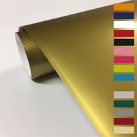 Autocollants adhésifs en vinyle brillant pour meubles de placard, auto-adhésifs à décoller et coller (doré, rouleau de 1 m x 305 mm)