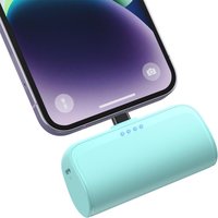 Batterie Externe Pour Iphone, 5200mah 18w Pd Mini Chargeur Portable Power Bank Avec Deux Sorties Et Entrées De Charge Rapide Pour Iphone 14/14 Pro