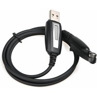 Cable de Programmation Compatible avec Talkie Walkie HD1 DMR Radio Numérique Compatible avec Retevis RT648 RT29 Talkies Walkies (Noir, 1 pcs)