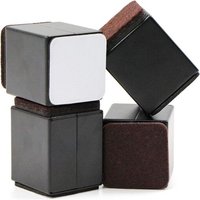 Rehausseurs de meubles en acier carbone 5,2 cm de large, 4 cm de long, autocollants, rehausseurs de meubles, pieds de lit, pieds de meubles, pieds de