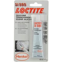 SI 595 - Silicone transparent pour joint d'étanchéité mécanique ou industriel, silicone résistant aux UV et aux conditions climatiques, tube 40 ml