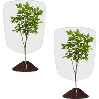 Filet Anti Insecte, 2pcs Filet de Protection Contre Les Insectes, Filets de Jardin Anti-Insectesavec Cordon de Serrage Maille Fine pour Protéger Les