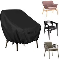 Housse De Chaise De Terrasse, Housse De Chaise De Jardin, Imperméable, 89 X 97 X 74 Cm, Tissu Oxford, Housse De Protection Pour Chaises De Jardin