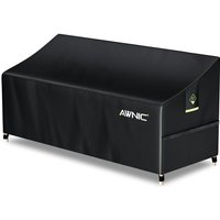 Housse De Banc De Jardin 3 Places Imperméable Et Résistante Aux Déchirures Oxford 420d 175 X 85 X 65/90 Cm