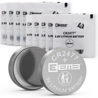 10 Pack CR2477 Batterie 3V Batterie au Lithium Bouton Pile 2477 Batterie DL2477¿ECR2477 pour Bougies éLectroniques, Lampes, TéLéCommandes, BoîTes à