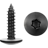 Set de 310 Vis Autoforeuses Torx, Vis Tôle avec Rondelle, Assortiment de Vis à Tête Plate pour Carrosserie, Vis à Bois, Ensemble de Vis Torx pour