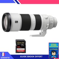 Sony FE 200-600mm f/5.6-6.3 G OSS + 1 SanDisk 32GB UHS-II 300 MB/s + Ebook 'Devenez Un Super Photographe'