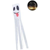 Halloween fantôme vent chaussettes bannière avec lumières Halloween Décoration suspendue extérieure pour jardin de jardin-modèle 1
