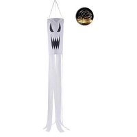 Halloween fantôme vent chaussettes bannière avec lumières Halloween Décoration suspendue extérieure pour jardin de jardin-modèle 2