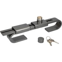 Verrouillage de porte antivol réglable de 220 à 430 mm (38 mm.) Serrure de porte Camion pour conteneurs, semi-remorques avec dépanneaux. Acier durci