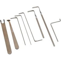 Elite set de tendeurs de crochetage - 8 pièces - Accessoires Lockpicking - Fabriqué en Allemagne