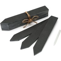 10pz 20x3cm Étiquettes Plantes En Ardo Pour Plantes,Étiquettes Jardin Exterieur Avec Stylo,Étiquette Potager,Étiquette Pour Semis