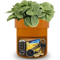Coffre-Fort De Dérivation Pour Clés Cachées-Pour Extérieur,Jardin,Maison,Bureau,Cour,Cache,Espèces,Plantes Non Incluses (Terre Cuite Mate)