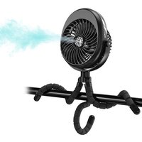 Ventilateur De Brumisation Pour Poussette, Ventilateur à Clipser Pour Bébé, Ventilateur Portable, Ventilateur De Brumisation Personnel Rechargeable