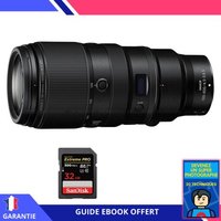Nikon Z 100-400mm F4.5-5.6 VR S + 1 SanDisk 32GB Extreme PRO UHS-II SDXC 300 MB/s + Ebook 'Devenez Un Super Photographe' - Objectif Nikon Z pour