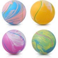 Interactive Squeaky Ball For Puppies Small Medium Breed Dogs Latex Rubber