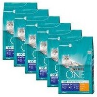 Purina One Senior Riche En Poulet Et Céréales Complètes 6 X 1,5 Kg