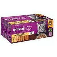 Whiskas Pure Delight Mega Pack Ragoût De Volaille En Gelée 40 X 85g