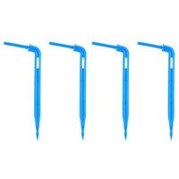 Seawang 50 pcs Bend Arrow Dripper émetteur kit d'irrigation pour serre Jardin Fixations