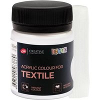 Peinture Textile Classique Blanc 50ml Teinture à Haute Teneur en Pigments Fabriqué par Nevskaya Palitra