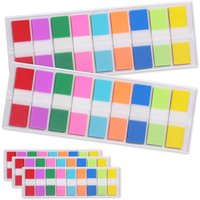 Lot de 900 feuilles de notes autocollantes transparentes, petites notes adhésives, pour marqueur de page, bureau, école, papeterie