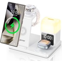Chargeur À Induction Pour Samsung, Station De Charge 6 En 1 Pour Samsung S25 Ultra/S25/S24 Ultra/S23/Z Flod 6/Z Flip 6,Chargeur Rapide Pour Galaxy