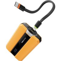 Pd 30w Batterie Externe 10,000 Mah Avec Détachables Deux Ports Cordon Intégré, Petit Portable Power Bank Charge Rapide Batterie Chargeur Pour