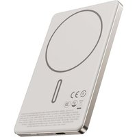 5000mah Banque D'alimentation Sans Fil Magnétique, 1,0cm Ultra-Fin, 125g Léger, Charge Rapide Pd20w, Superbes Aimants Chargeur Portable Pour Magsafe,