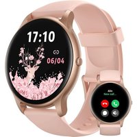 Montre Connectée Femme Avec Appels Bluetooth, Montre Sport Avec 100+ Sportifs, Étanche Ip68, Moniteur Sommeil, Fréquence Cardiaque, Podomètre,