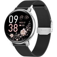 Montre Connectée Femme Avec Appel, 1.39"" Hd Smartwatch Avec 120+ Sport, 24H Fréquence Cardiaque, Santé Au Féminin, Sommeil, Spo2, Podomètre,