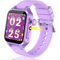 32 Jeux Montre Connectée Enfant, Montre Intelligente Enfant Avec 3 Mode Sportifs, Livres Audio&Cartes D'Étude, Mode École, 13 Réveils, Podomètre,