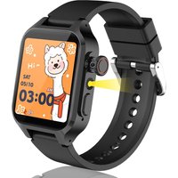 32 Jeux Montre Connectée Enfant, Montre Intelligente Enfant Avec 3 Modes Sportifs, Livres Audio&Cartes D'Étude, Mode École, Calculatrice, Réveil,