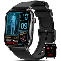 ¿¿¿¿É¿¿¿ Montre Connectée Homme Femme, Smartwatch Avec Appel Bluetooth, Ecg, Hrv, 24H Fréquence Cardiaque Spo2, 145+ Modes Sportif, Suivi Du Sommeil,