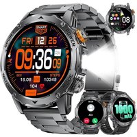 Montre Connectée Homme Avec Batterie 1000 Mah(50+Ultralange Standby Zeit), 1.75"" Hd Amoled Smartwatch Avec Appel Bluetooth/110+
