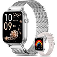 Montre Connectée Femme Avec Appel, 1.83"" Hd Smartwatch Avec Fonction Féminine, 100+ Modes Sportifs, 24H Fréquence Cardiaque, Spo2, Sommeil, Ip68