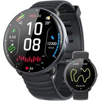 Montre Connectée Avec Gps Intégré, 5Atm Étanche Smartwatch Natation Pour Piscine/Eau Libre, Montre Connecté Avec Amoled Écran, 100+ Sports,Fréquence