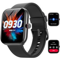 Montre Connectée Homme Pour Samsung,Iphone,Android,1.91"" Montre Connectée Femme Avec Appel Bluetooth,Voix De L'Ia,Alexa Intégrée,Smartwatch Moniteur
