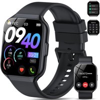 Montre Connectée Homme Femme Avec Appel Bluetooth, 1.96"" Smartwatch Avec 110+ Modes Sportifs, Etanche Ip68 Montre Connectée Sport Avec
