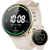 Montre Connectée Avec Gps Intégré, 5Atm Étanche Smartwatch Natation Pour Piscine/Eau Libre, Montre Connecté Avec Amoled Écran, 100+ Sports,Fréquence
