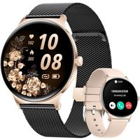 Montre Connectée Femme Avec Appel Bluetooth, 1,43"" Amoled Écran/120+ Modes Sportifs, Spo2/Fréquence Cardiaque/Sommeil Ip68 Étanche Pour Android Ios
