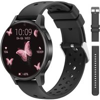 Montre Connectée Femme, 1.27"" Hd Smartwatch Fonction Téléphone Bluetooth 24H Fréquence Cardiaque/Sommeil, 120+ Sports, Ip68 Podomètre Android Ios