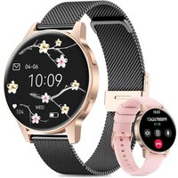 2025 Montre Connectée Femme Avec Siri/Et/Hrv, 1.27"" Tft Smartwatch Avec Appel Bluetooth Cardiofréquencemètre 120+ Modes Sport Montre Ip68 Fitness
