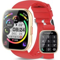 Montre Connectée Homme Femme, 1.85"" Hd Smartwatch Avec Appel Bluetooth, 110+ Modes Sportifs, Montre Intelligente Etanche Ip68 Avec