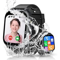 Montre Connectée Enfant 4G/Gps/Wifi/Appel Vidéo, Montre Gps Enfant Fille Garçon Avec Téléphone Chat Familial, Sos, Ip68 Jeux Réveil, Mode Classe,