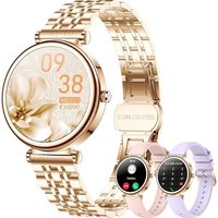 Montre Connectée Femme Avec Appel Bluetooth, 1,27"" Smartwatch Cardiofrequencemetre Cycle Menstruel Spo2 Suivi Sommeil, 120+ Modes Sport Ip67
